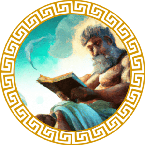 Zeus racontant une histoire